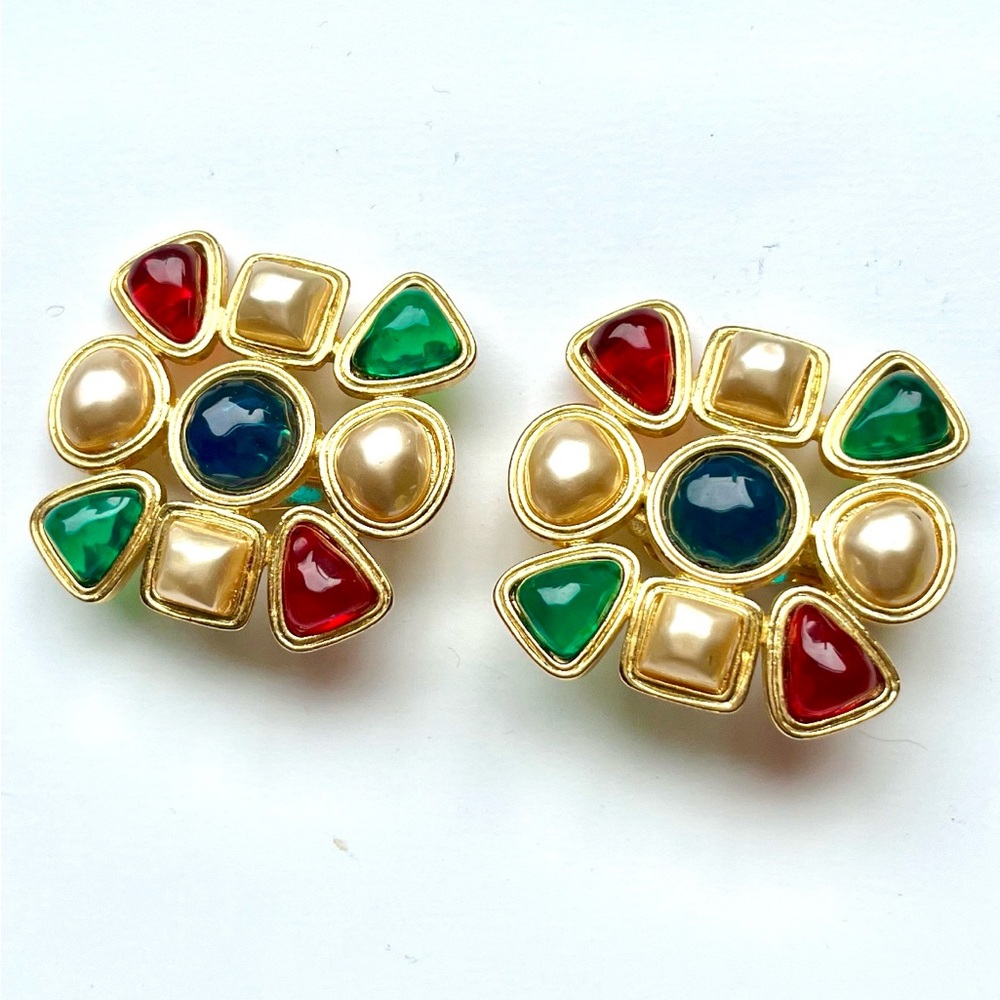 Vintage Carolee Clip-On Earrings